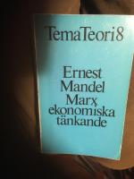 Marx' ekonomiska t&auml;nkande