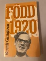 F&ouml;dd 1920 : dikter