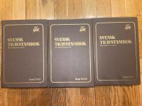 Svensk travstambok f&ouml;r varmblodiga h&auml;star band XVAl, XVAII samt XVB