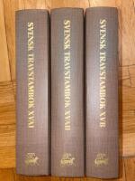 Svensk travstambok f&ouml;r varmblodiga h&auml;star band XVAl, XVAII samt XVB