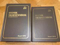 Svensk Travstambok Band XIVA Och Band XIVB