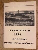 &Aring;rsskrift 8 1991 Karleby