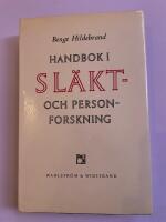 Handbok i sl&auml;kt- och personforskning