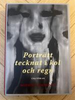 Portr&auml;tt tecknat i kol och regn