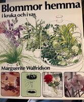 Blommor hemma i kruka och i vas