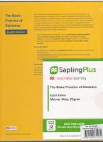 The Basic Practice of Statistics