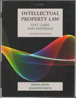 Intellectual Property Law: Text, Cases, and Materials