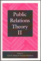 Public Relations Theory II