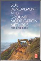 Soil Improvement and Ground Modification Methods