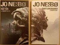 Box med tv&aring; novellsamlingar av Nesb&oslash; (R&aring;tt&ouml;n och andra ber&auml;ttelser; Svartsjukemannen och andra ber&auml;ttelser)