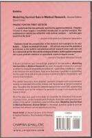 Modelling Survival Data in Medical Research