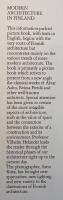 Suomalainen rakennustaide: Modern Architecture in Finland