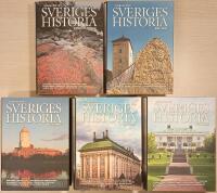 Norstedts Sveriges historia 1-5 (13000 f.Kr - 600 e.Kr; 600-1350; 1350-1600; 1600-1721; 1721-1830)
