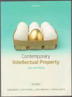 Contemporary Intellectual Property: Law and Policy
