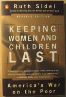 Keeping Women and Children Last