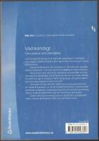 Vad konstigt: om undran och of&ouml;rst&aring;else