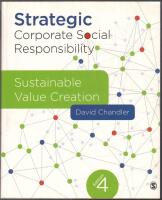 Strategic Corporate Social Responsibility: Sustainable Value Creation