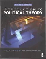 Introduction to Political Theory
