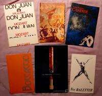  6 st Program fr&aring;n G&ouml;teborgs STORA TEATER & OPERAN &aring;ren 1975-2007. 