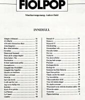 FIOLPOP (del 1) 46 k&auml;nda popul&auml;ra melodier. St&auml;mmor i G-klav inkl. ack-analys