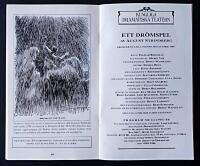 Ett Dr&ouml;mspel  (teaterprogram)
