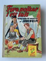 Fyra pojkar i ett t&auml;lt