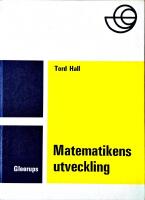 Matematikens utveckling