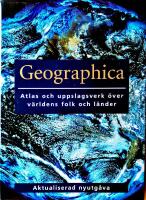 Geographica : atlas och uppslagsverk &ouml;ver v&auml;rldens folk och l&auml;nder