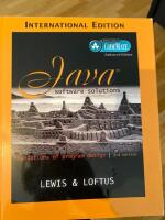 Java software solutions : foundations of program design