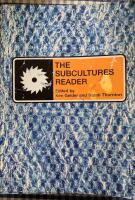 The Subcultures Reader