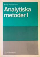 Analytiska metoder I