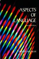 Aspects of Language