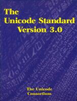 The Unicode standard : version 3.0