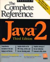 Java 2: The Complete Reference