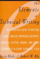 Elements of Technical Writing