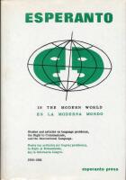 Esperanto in the Modern World: Studies and Article