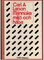 m&auml;nniska milj&ouml; och h&auml;lsa