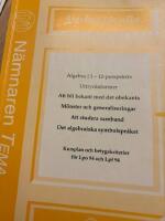 Algebra f&ouml;r alla