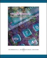 Fundamental methods of mathematical economics