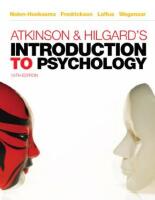 Atkinson & Hilgard's Introduction to Psychology