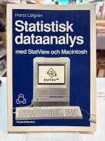 Statistisk dataanalys med StatView och Macintosh