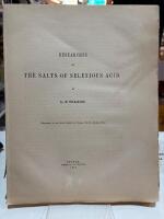 Researches on the salts of selenious acid