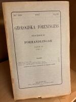 Geologiska F&ouml;reningens i Stockholm F&ouml;rhandlingar - Band 39 H&auml;fte 4