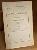Geologiska F&ouml;reningens i Stockholm F&ouml;rhandlingar - Band 37 H&auml;fte 3
