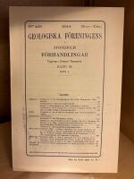 Geologiska F&ouml;reningens i Stockholm F&ouml;rhandlingar - Band 66 H&auml;fte 4