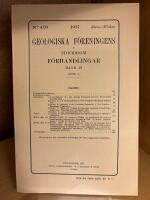 Geologiska F&ouml;reningens i Stockholm F&ouml;rhandlingar - Band 59 H&auml;fte 1