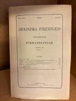 Geologiska F&ouml;reningens i Stockholm F&ouml;rhandlingar - Band 38 H&auml;fte 4