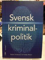 Svensk kriminalpolitik