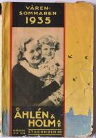 &Aring;hl&eacute;n & Holm. V&aring;ren och sommaren 1935. Katalog 109