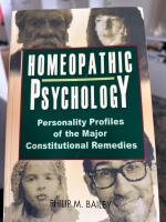Homeopatic Psycology